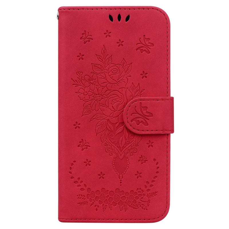 Nothing Phone case (1) Roses and butterflies with strap