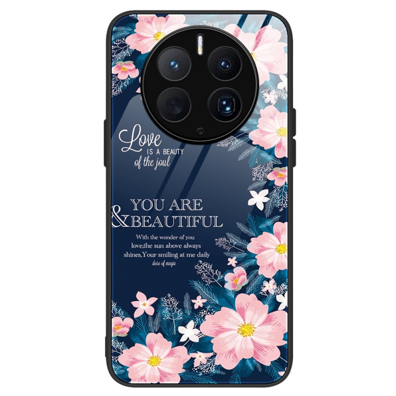 Huawei Mate 50 Pro Tempered Glass Case You are Beautiful