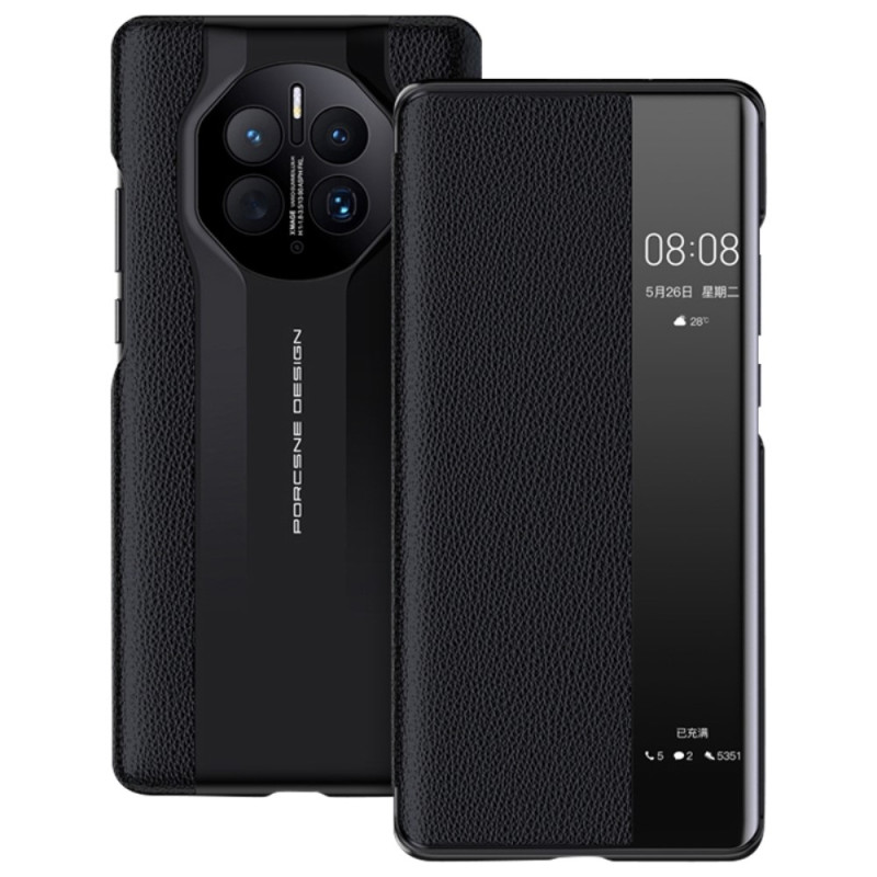 View Cover Huawei Mate 50 Pro The
atherette Lychee