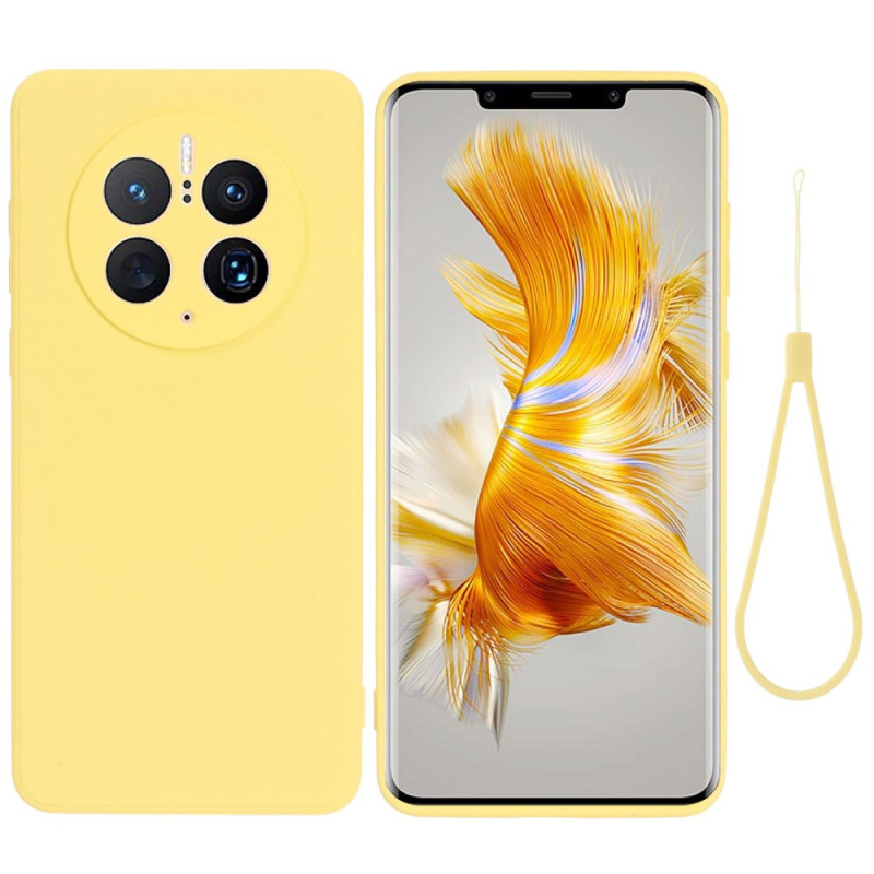 Huawei Mate 50 Pro Liquid Silicone Case with Strap