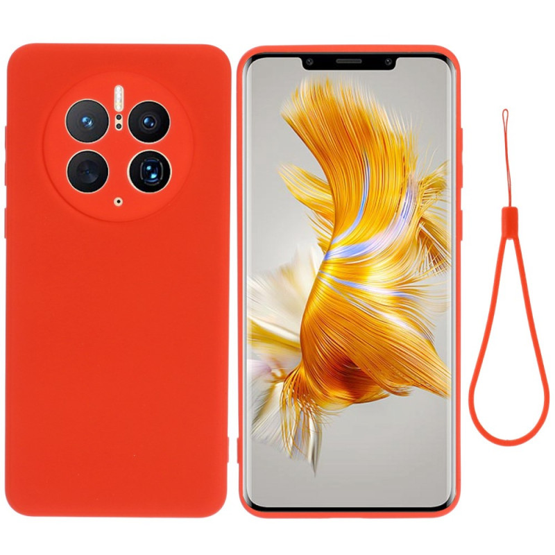 Huawei Mate 50 Pro Liquid Silicone Case with Strap