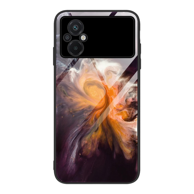 Case Poco M5 Tempered Glass Marble Colors