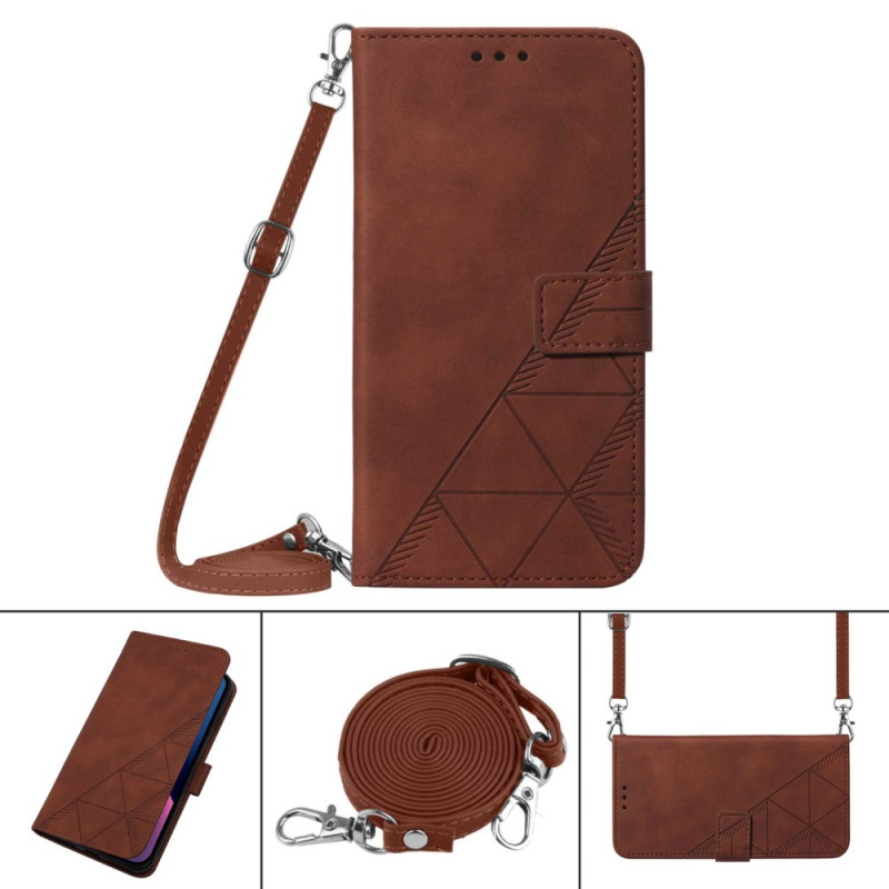 Xiaomi 12 Lite Triangles Case with Shoulder Strap