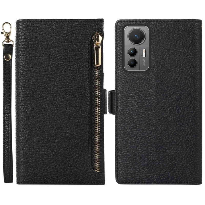 Flip Cover Xiaomi 12 Lite Front Pouch and Strap