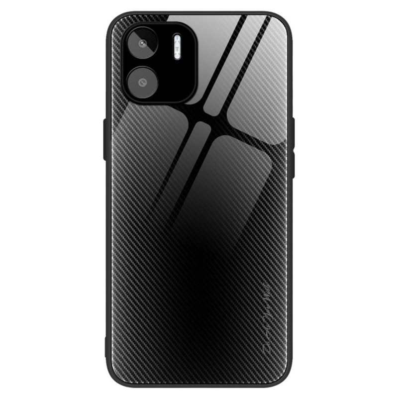 Xiaomi Redmi A1/A2 Tempered Glass Carbon Fibre Case Classic