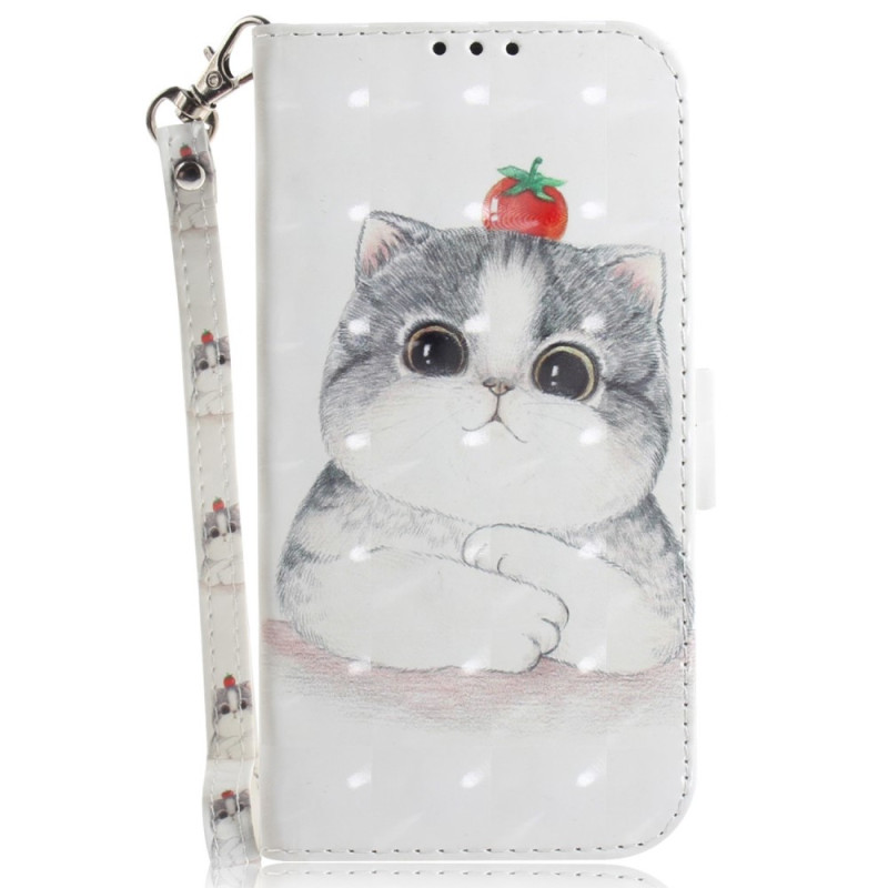 Xiaomi Redmi 10A Graphic Cat Strap Case
