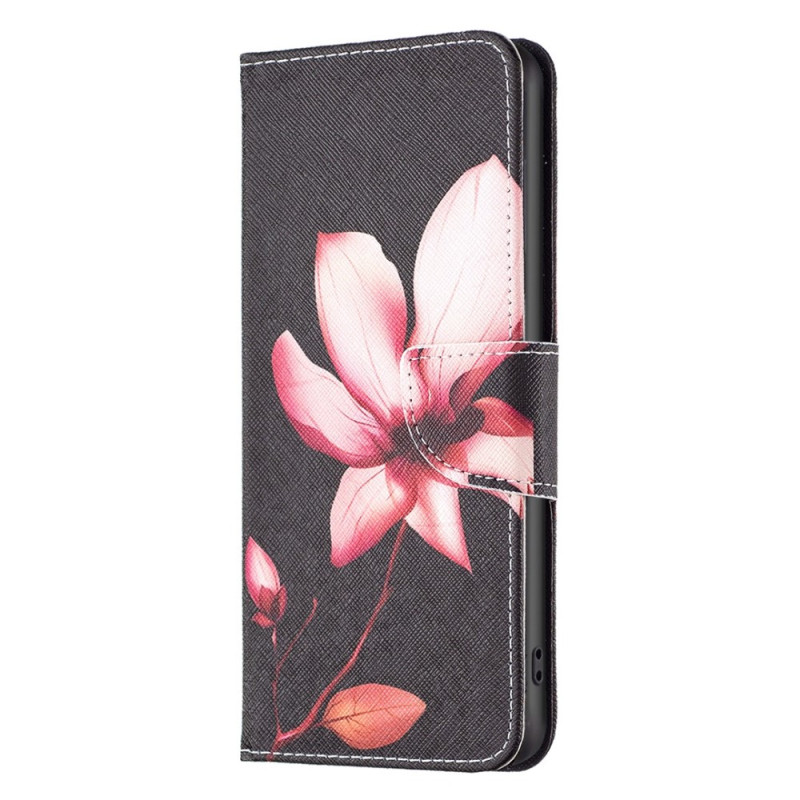 Samsung Galaxy S23 5G Case Flower on Black Background