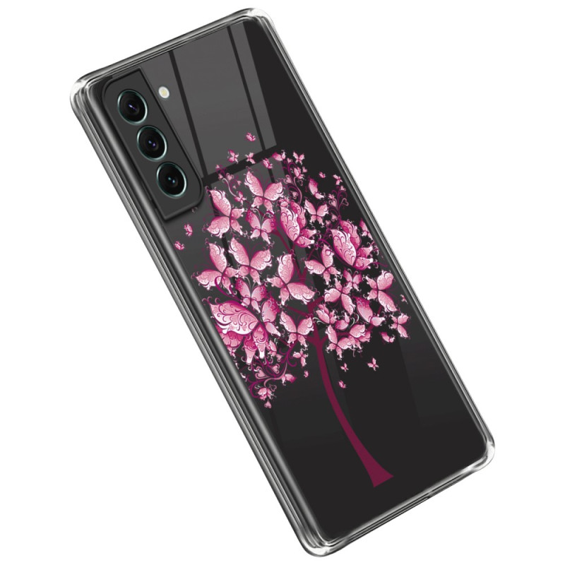 Samsung Galaxy S23 5G Clear Case Tree Pink