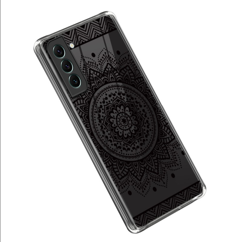 Samsung Galaxy S23 5G Clear Case Mandala Black
