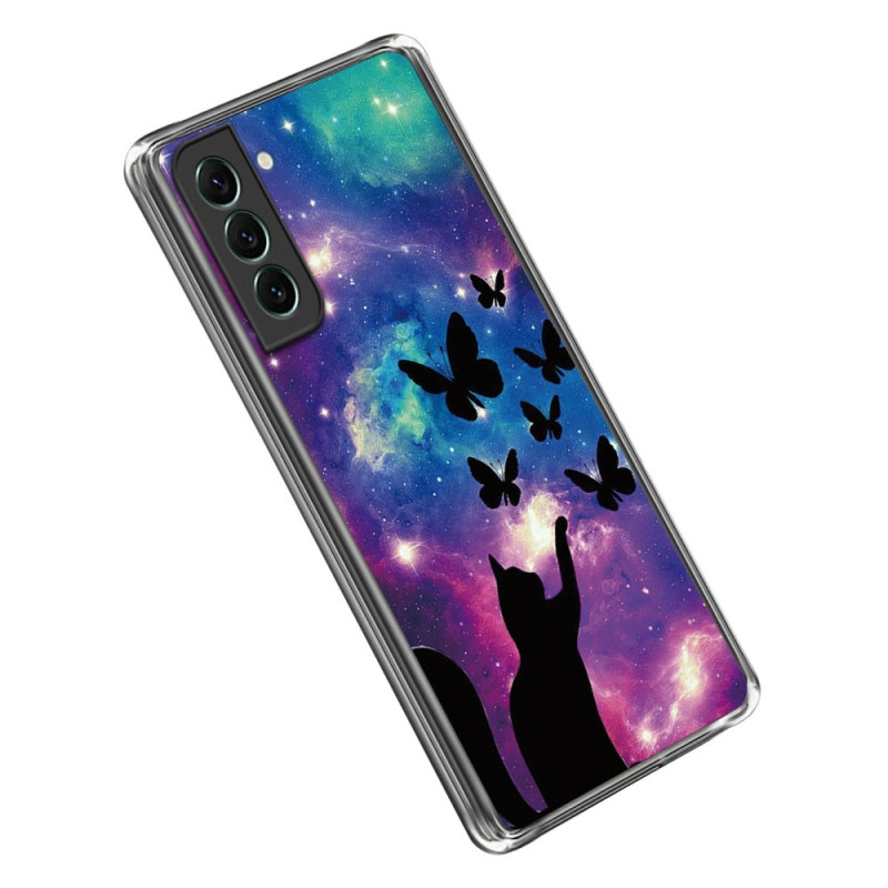 Samsung Galaxy S23 5G Silicone Case Space Cat