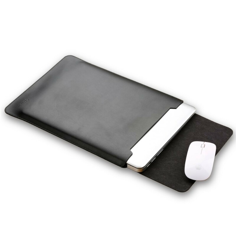 MacBook 12 inch Leatherette Case Magnetic Closing