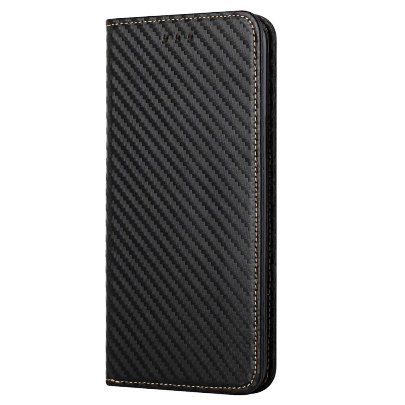 Flip Cover Samsung Galaxy S23 5G Style Carbon Fibre Strap