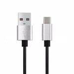 USB to USBC spring-loaded charging cable