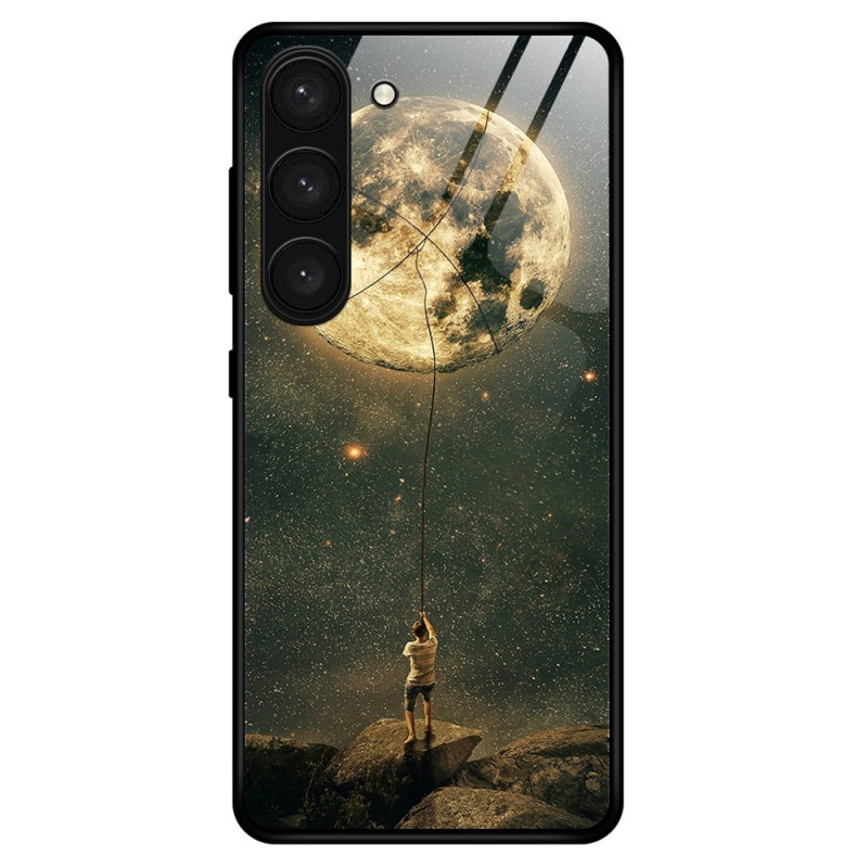 Samsung Galaxy S23 Plus 5G Tempered Glass Moon Man Case