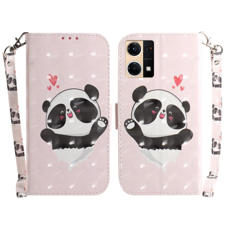 Oppo Reno 7 Panda Love Strap Case
