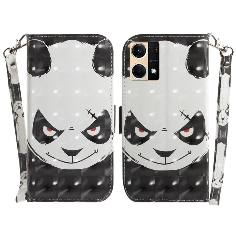Oppo Reno 7 Angry Panda Strap Case