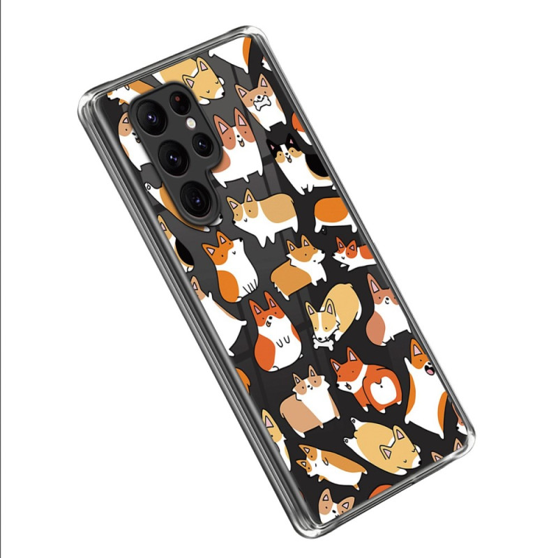 Samsung Galaxy S23 Ultra 5G Case Multiple Dogs