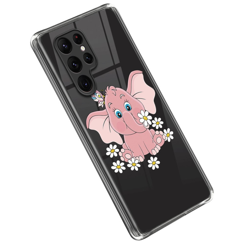 Samsung Galaxy S23 Ultra 5G Pink Elephant Case