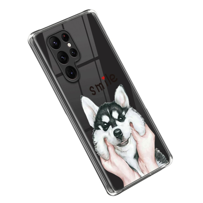 Samsung Galaxy S23 Ultra 5G Case Smile Dog