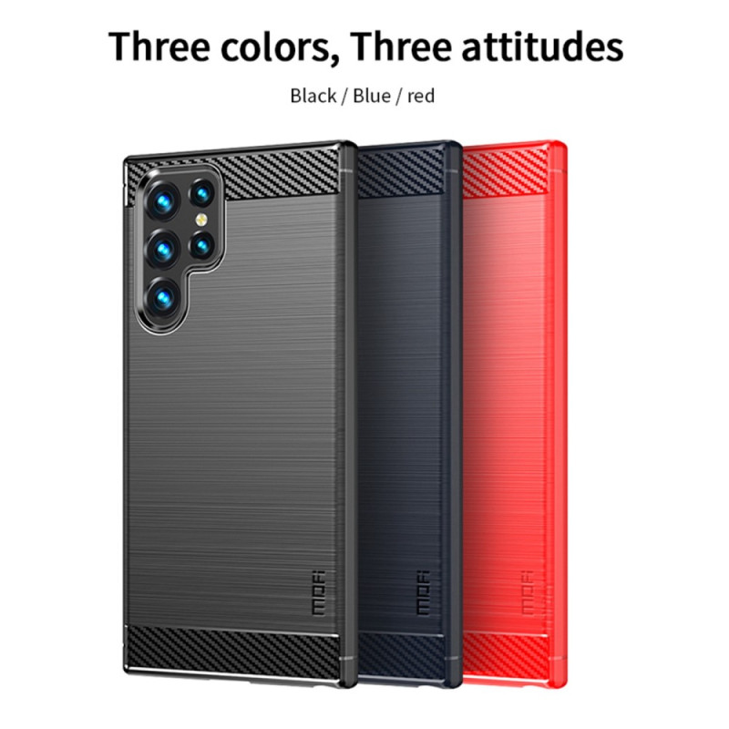 Samsung Galaxy S23 Ultra 5G Brushed Carbon Fiber Case Dealy