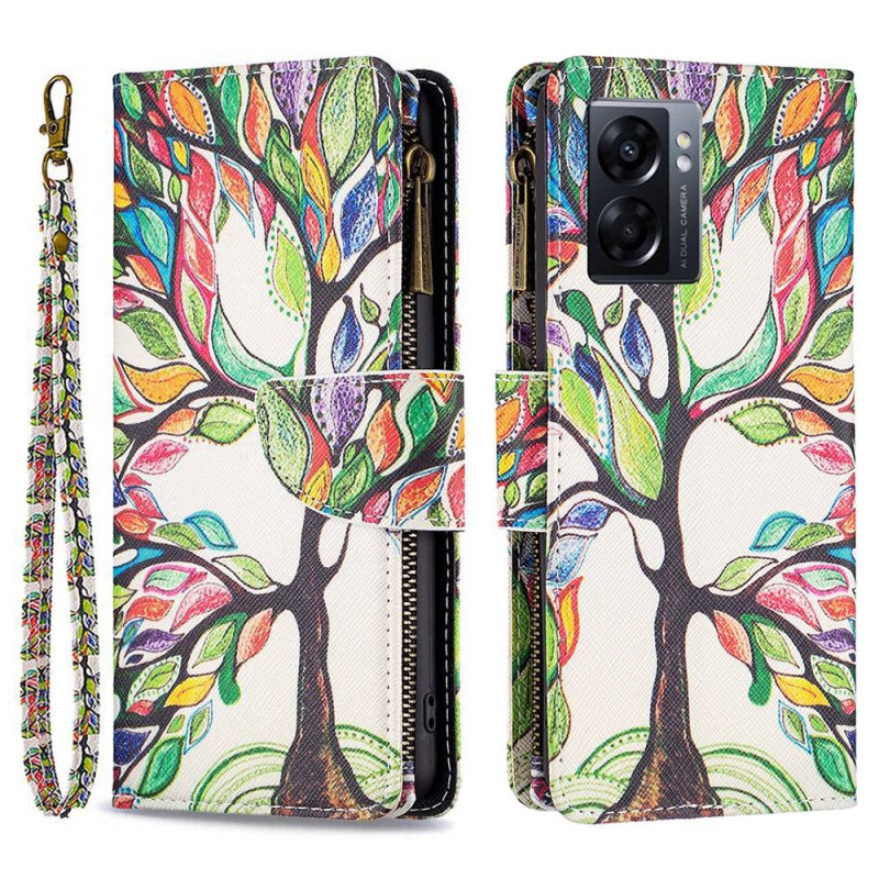 Case Oppo A77 5G / A57 5G Zipped Pocket Tree