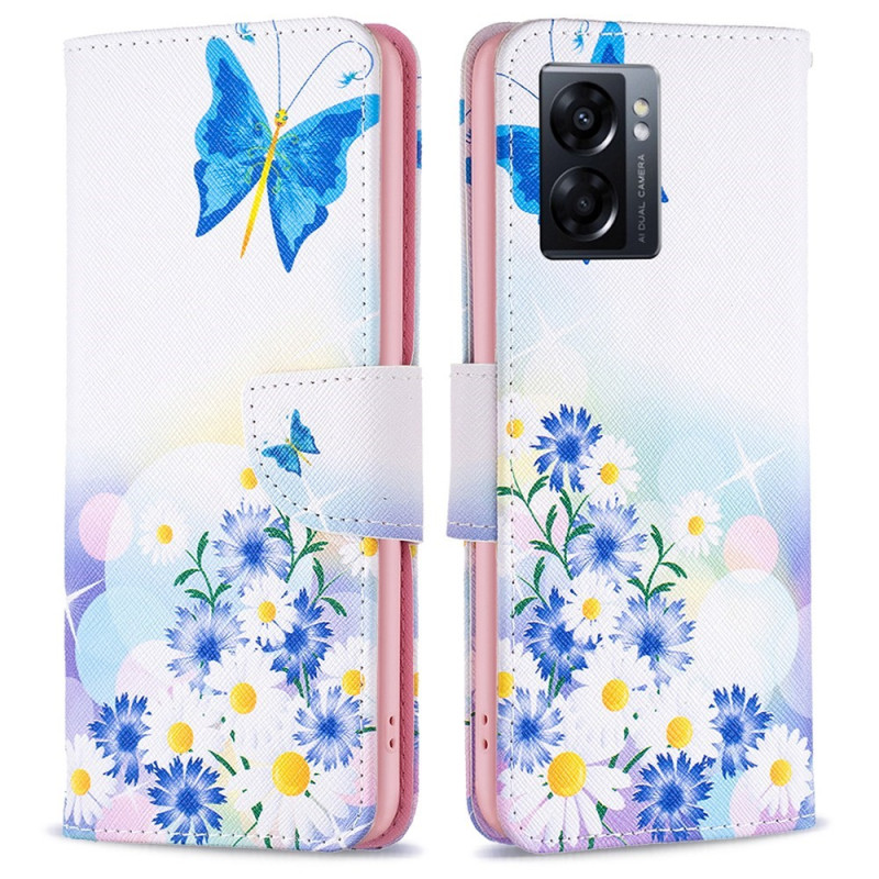 Case Oppo A57 5G Butterflies