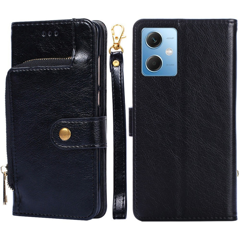 Xiaomi Redmi Note 12/Poco X5 5G Zipped Wallet Case