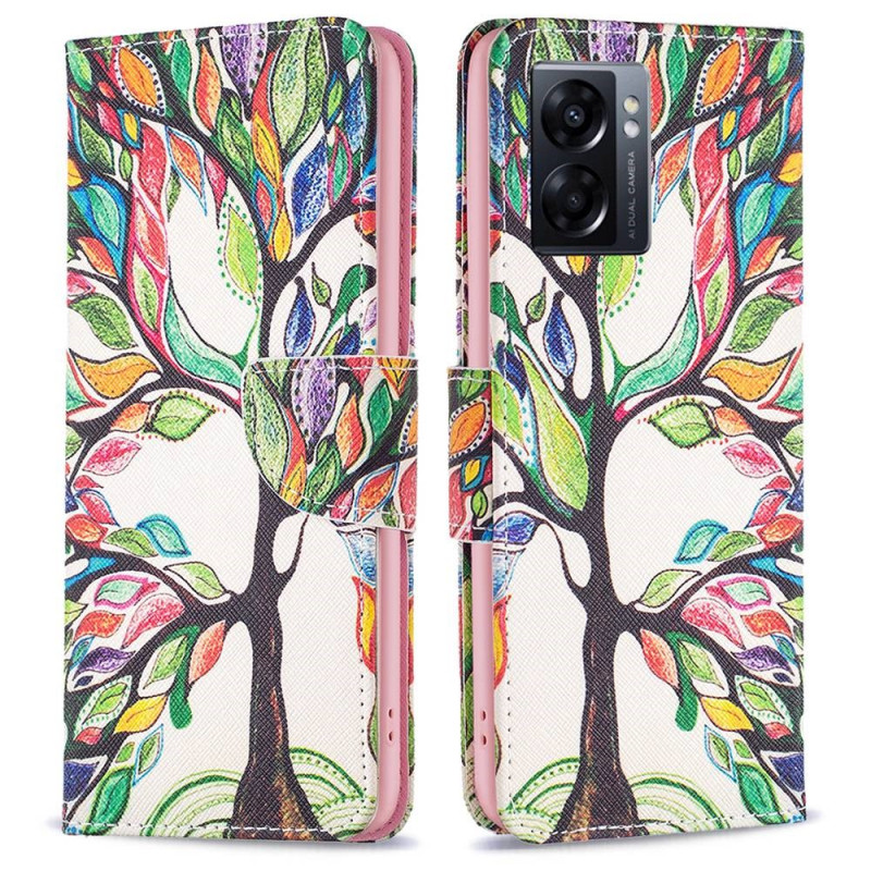 Case Oppo A57 5G Coloured Tree
