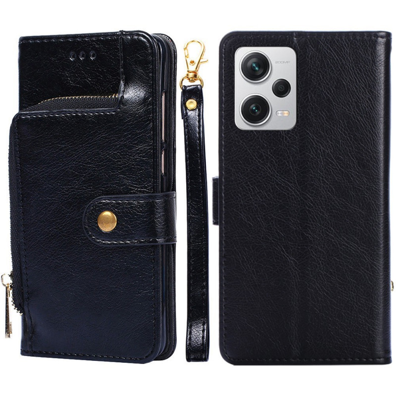 Xiaomi Redmi Note 12 Pro Plus Zipped Wallet Case