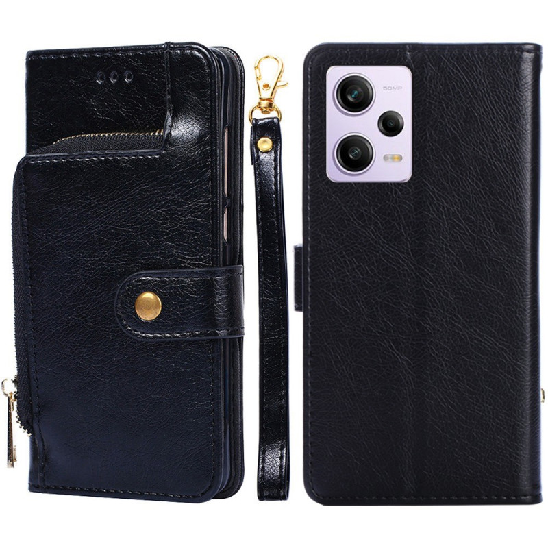 Xiaomi Redmi Note 12 Pro/Poco X5 Pro 5G Zipped Wallet Case