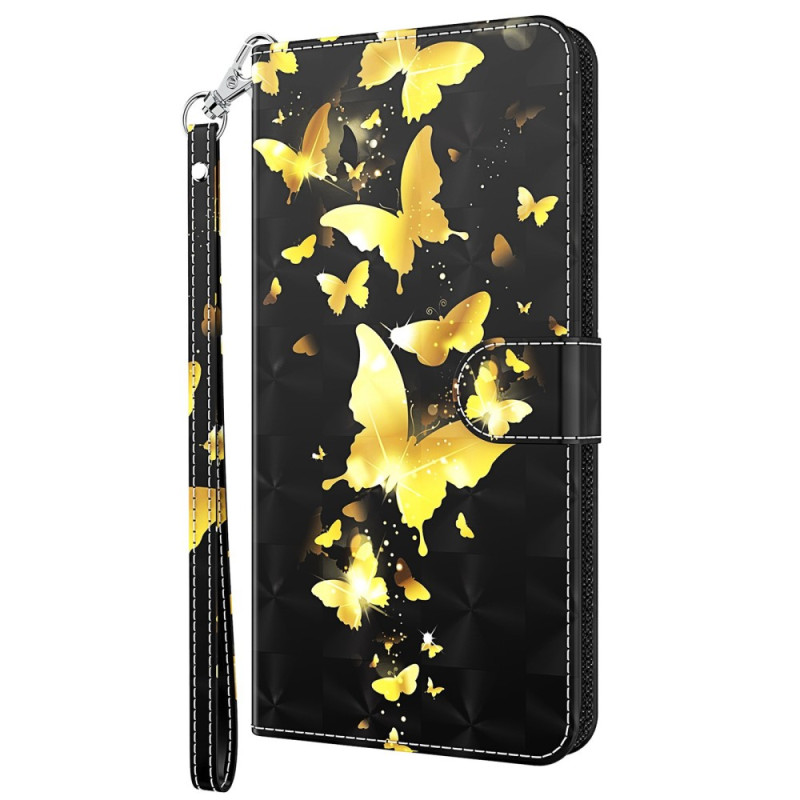 Case Oppo A54 5G / A74 5G Butterflies with Strap