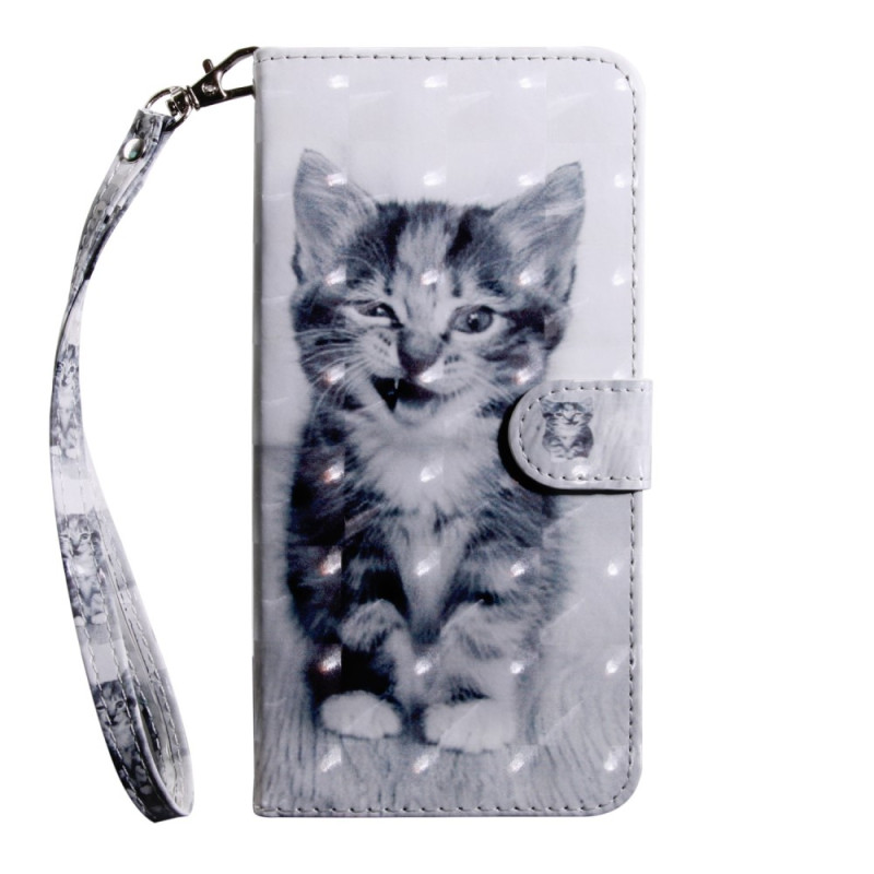 Case Oppo A54 5G / A74 5G Kitten with Strap