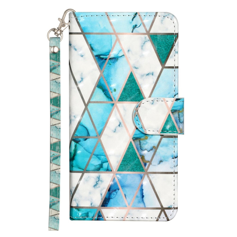 Case Oppo A57 / A57 4G / A57s Marble with Strap
