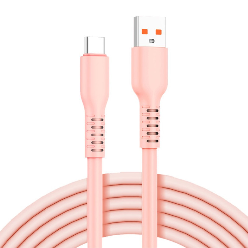 Candy Color USB to USB-C Charging Cable