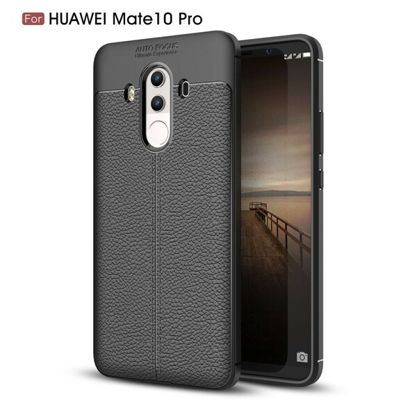 Cover Huawei Mate 10 Pro Leather Effect Lychee Double line