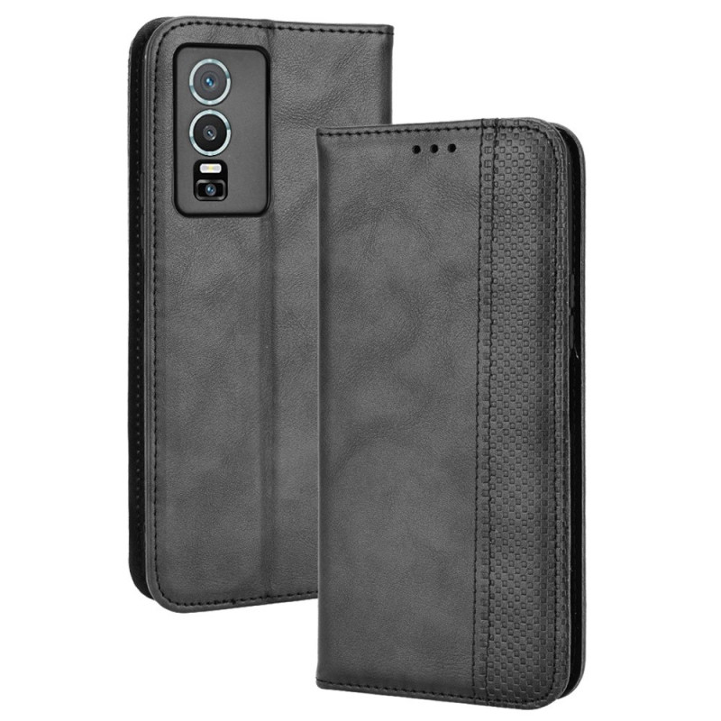 Flip Cover Vivo Y76 5G Stylish The
ather