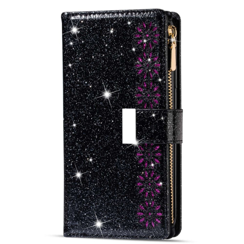 Xiaomi 13 Glitter Zip Wallet Case