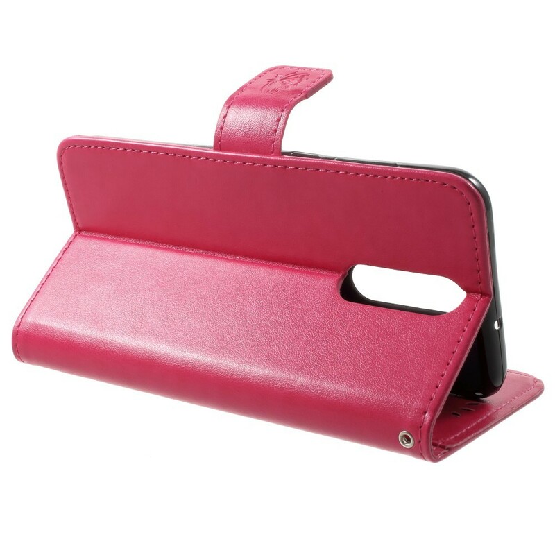 Case Huawei Mate 10 Lite Butterflies and Flowers with Strap