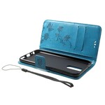 Case Huawei Mate 10 Lite Butterflies and Flowers with Strap