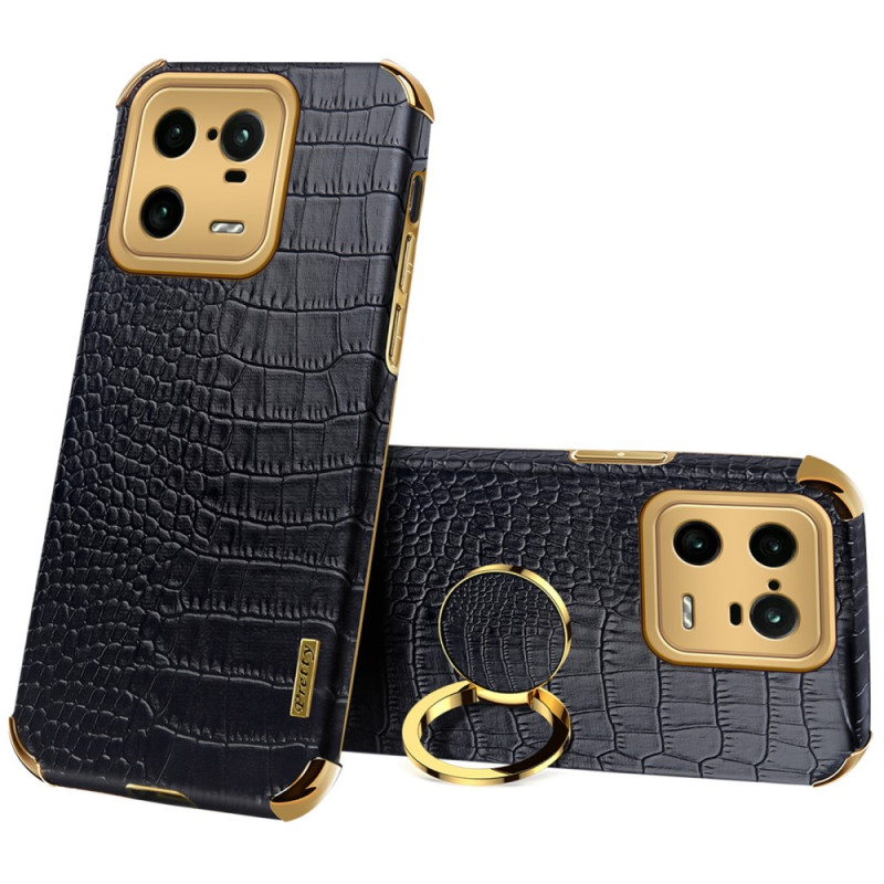 Xiaomi 13 Pro Crocodile Style Case with Ring