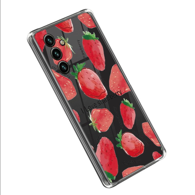Samsung Galaxy A14 5G / A14 Clear Strawberry Case
