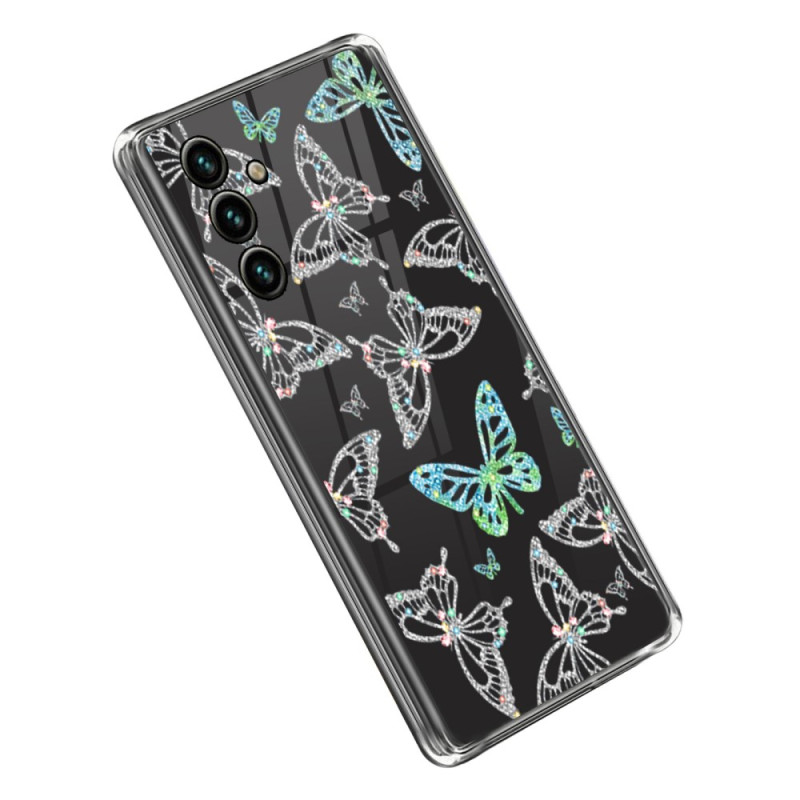 Case Samsung Galaxy A14 5G / A14 Transparent Butterflies