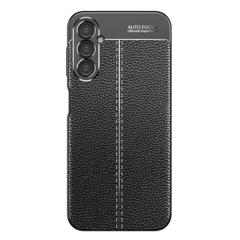Samsung Galaxy A14 5G / A14 The
ather Case Lychee Effect Double Line