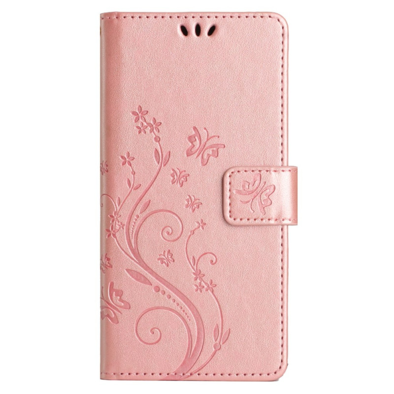 Housse Samsung Galaxy A14 5G Florale à Lanière