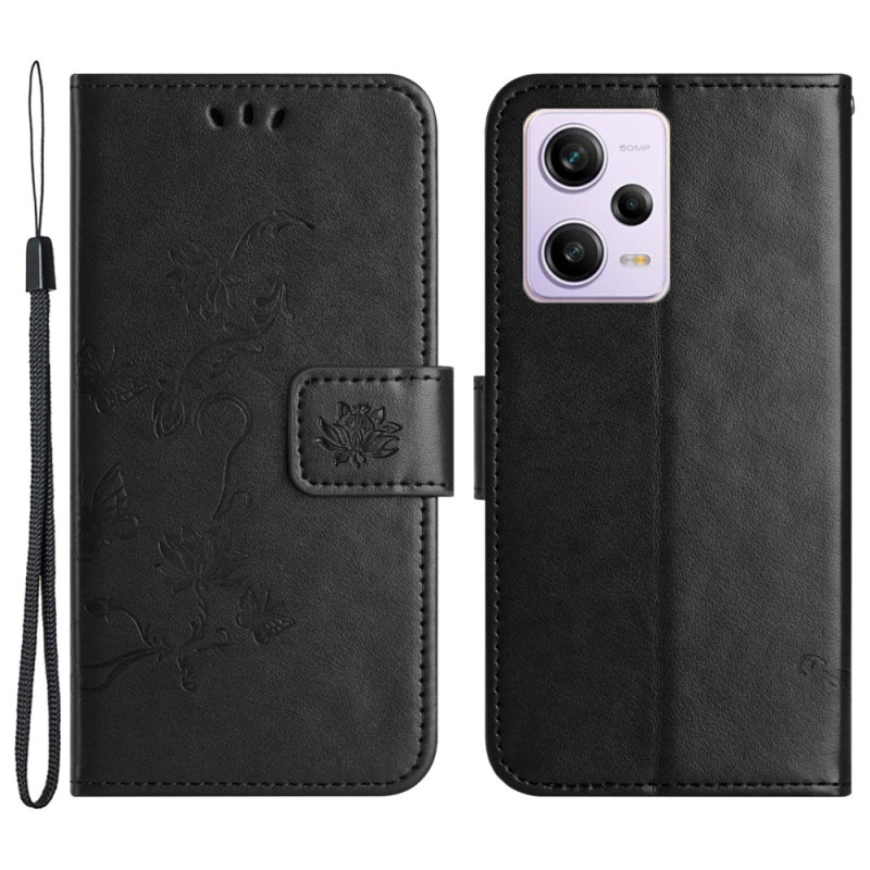 Xiaomi Redmi Note 12 Propoco X5 Pro 5g Floral Strap Case Dealy 1416