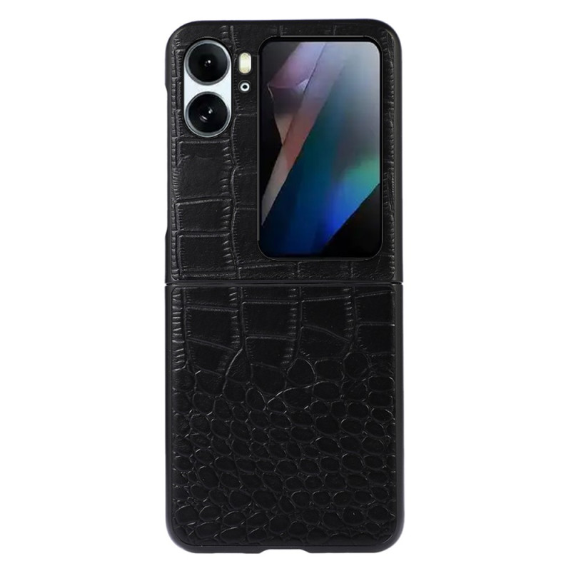 Oppo Find N2 Flip Cover Real The
ather Crocodile Skin Style