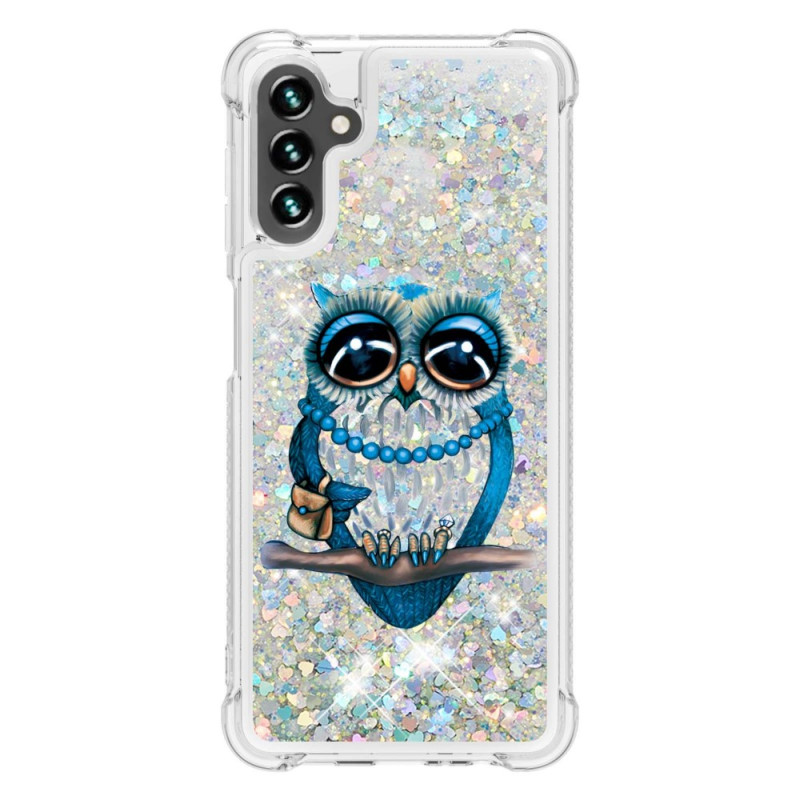 Samsung Galaxy A54 5G Glitter Case Miss Owl