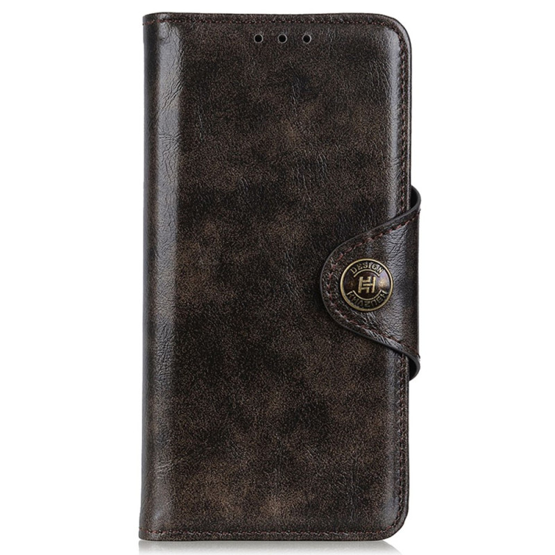 Honor Magic 5 Lite Faux Patent The
ather Case Button