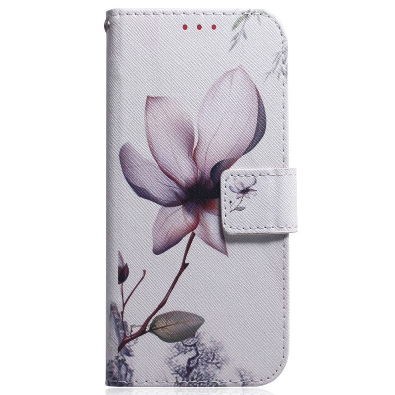 Samsung Galaxy A34 5G Vintage Flower Strap Case