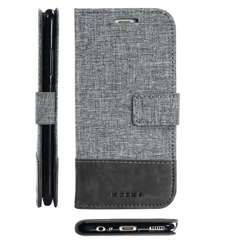 Huawei P10 Muxma Fabric and Leather Effect Case